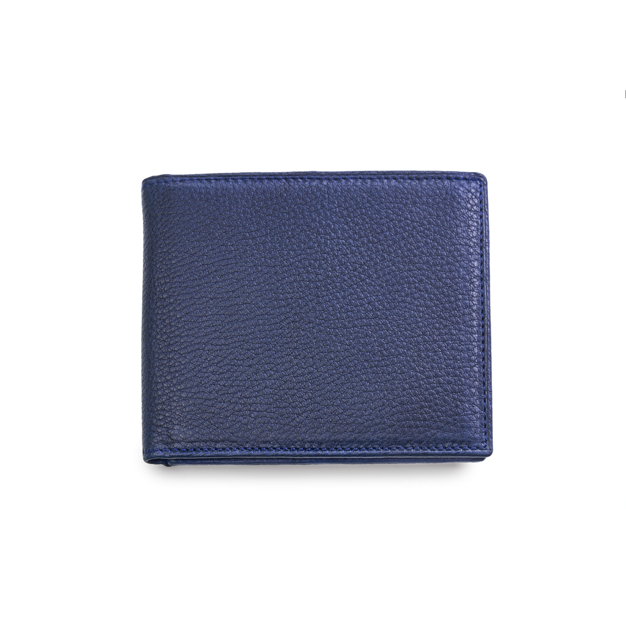 Handgefertigte Leder Herrengeldbörse, Herrenportemonnaie aus zertifiziertem Naturleder in Blau– nachhaltiges Accessoire aus deutscher Manufaktur.
