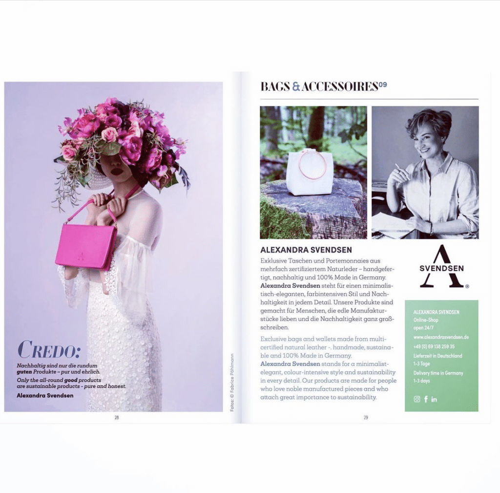 Fashiondesigner Frankfurt ALEXANDRA SVENDSEN