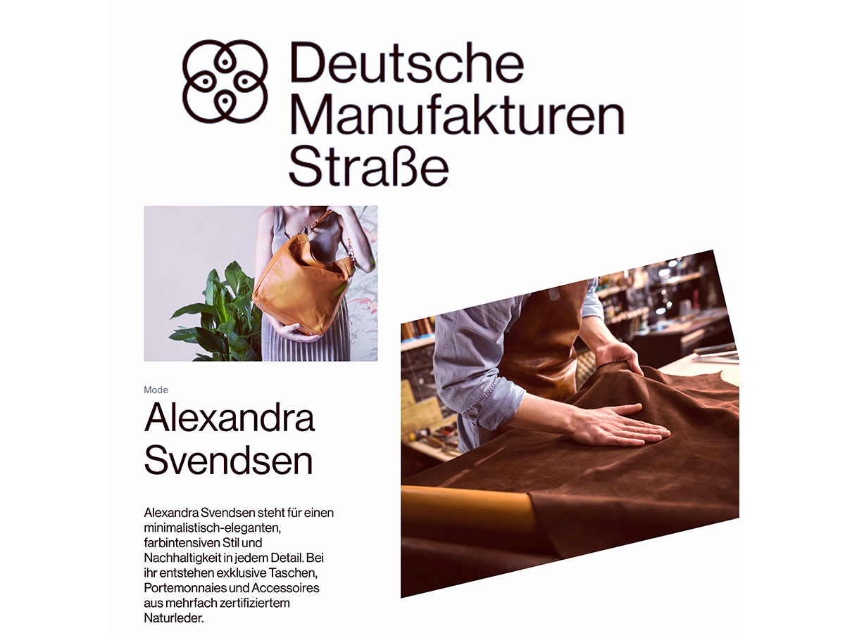 ALEXANDRA SVENDSEN Mitglied in der Deutschen Manufakturenstraße