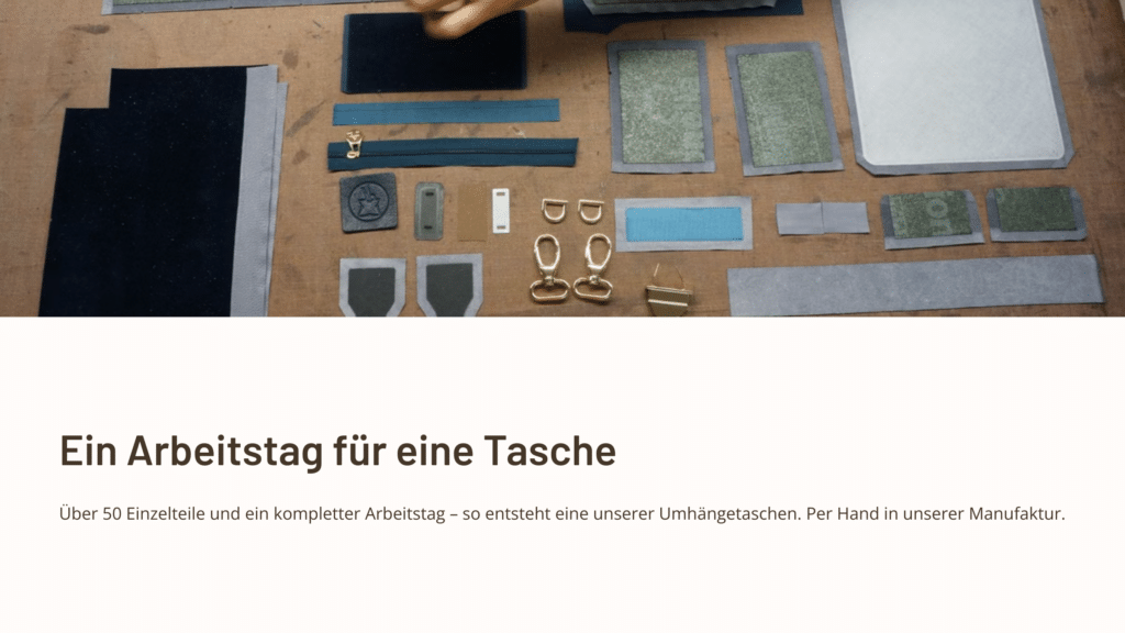 Echte Handarbeit in der Manufaktur von ALEXANDRA SVENDSEN.